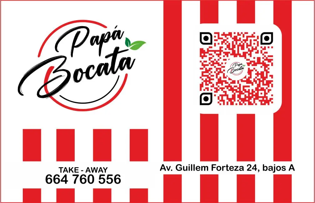 Tarjeta de empresa de Papa Bocata